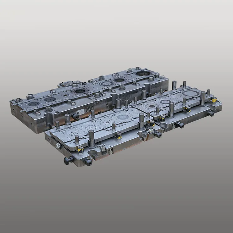 Laminações de motor e rotor EV com furos de óleo