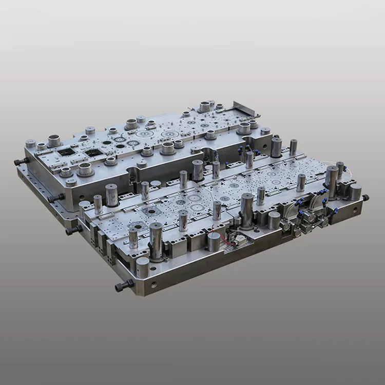 Double-Row Progressive Die for Refrigerator Compressor