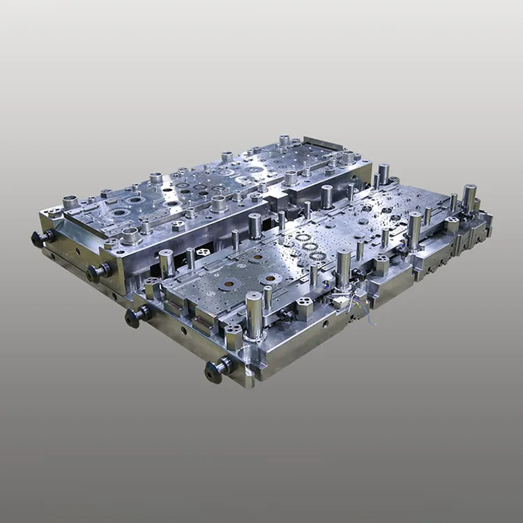 Matriz progressiva de três fileiras para estator e rotor de compressor CA